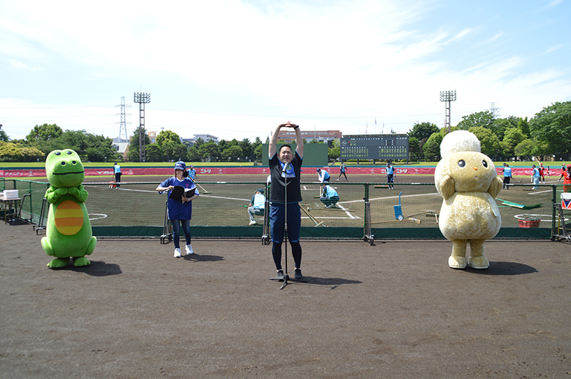 地域のマスコットキャラクター達も参戦！