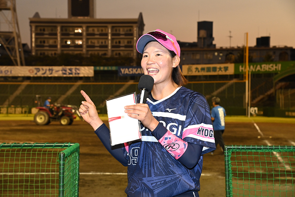 個人通算50勝 三輪さくら投手