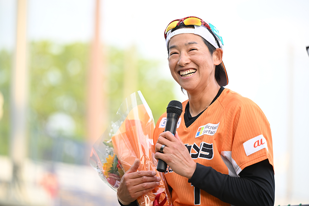 通算250勝・通算2500奪三振 上野由岐子選手